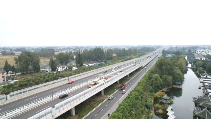 江蘇：328國道跨345國道新集南段大橋工程通過竣工驗收