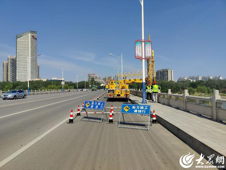 山東省德州市對中心城區(qū)市管范圍內(nèi)的100座橋梁進行常規(guī)檢測
